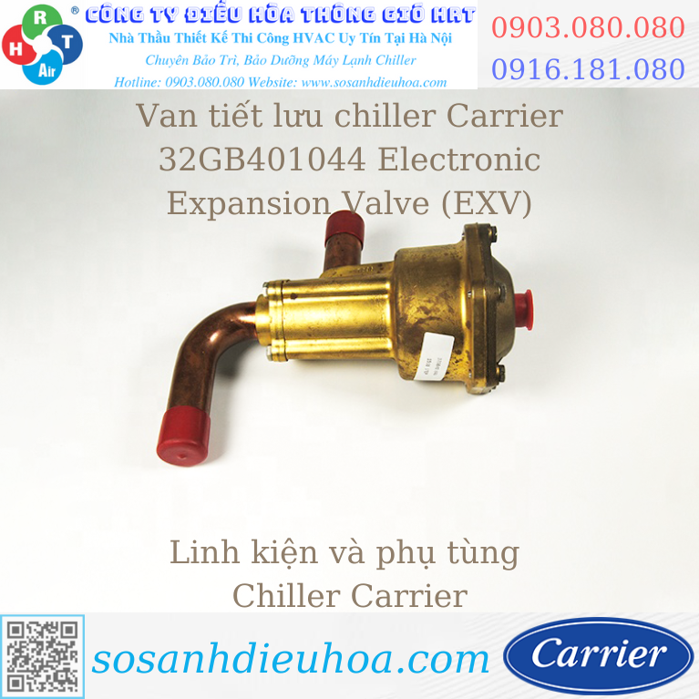 Van tiết lưu chiller Carrier 32GB401044 Electronic Expansion Valve (EXV)