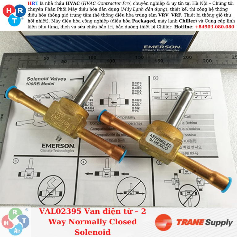 VAL02395 Van điện từ – 2 Way Normally Closed Solenoid - HRT