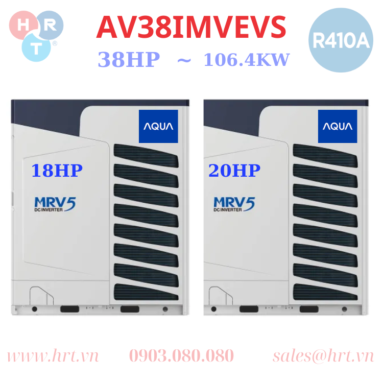 Dàn Nóng VRF Aqua 2 Chiều 38HP AV38IMVEVS