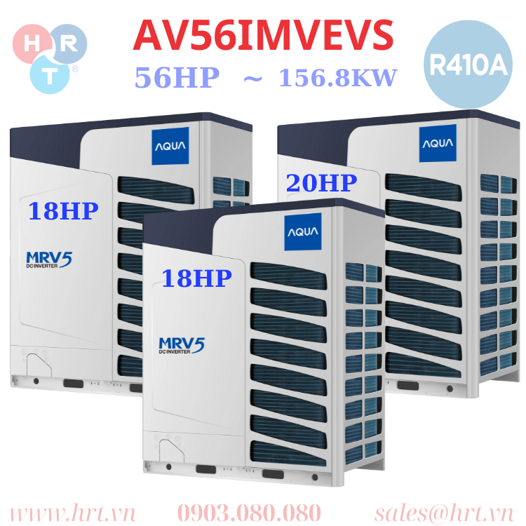 Dàn Nóng VRF Aqua 2 Chiều 56HP AV56IMVEVS