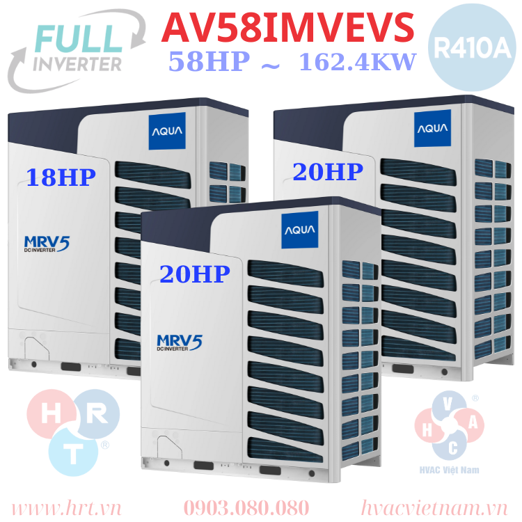 Dàn Nóng VRF Aqua 2 Chiều 58HP AV58IMVEVS