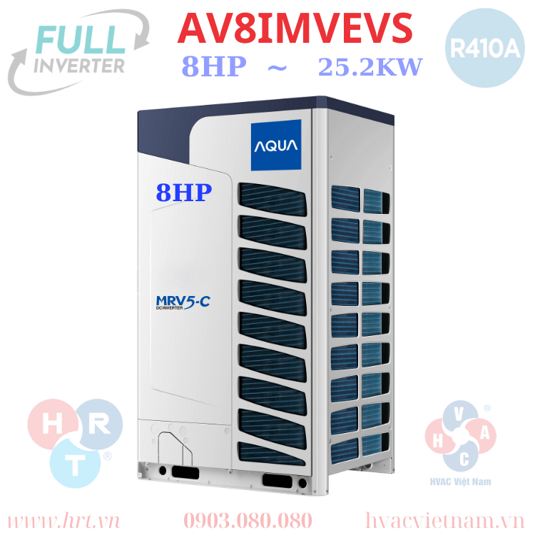 Dàn Nóng VRF Aqua 2 Chiều 8HP AV8IMVEVS