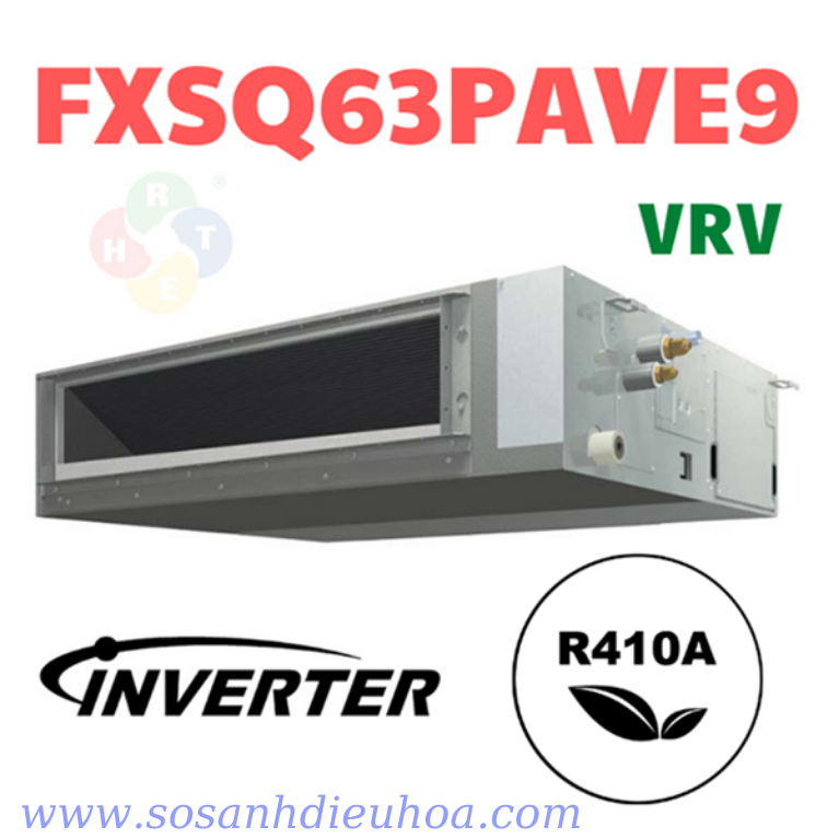 Dàn Lạnh Điều Hoà Trung Tâm VRV Daikin Giấu Trần Nối Ống Gió FXSQ63PAVE9 - HRT