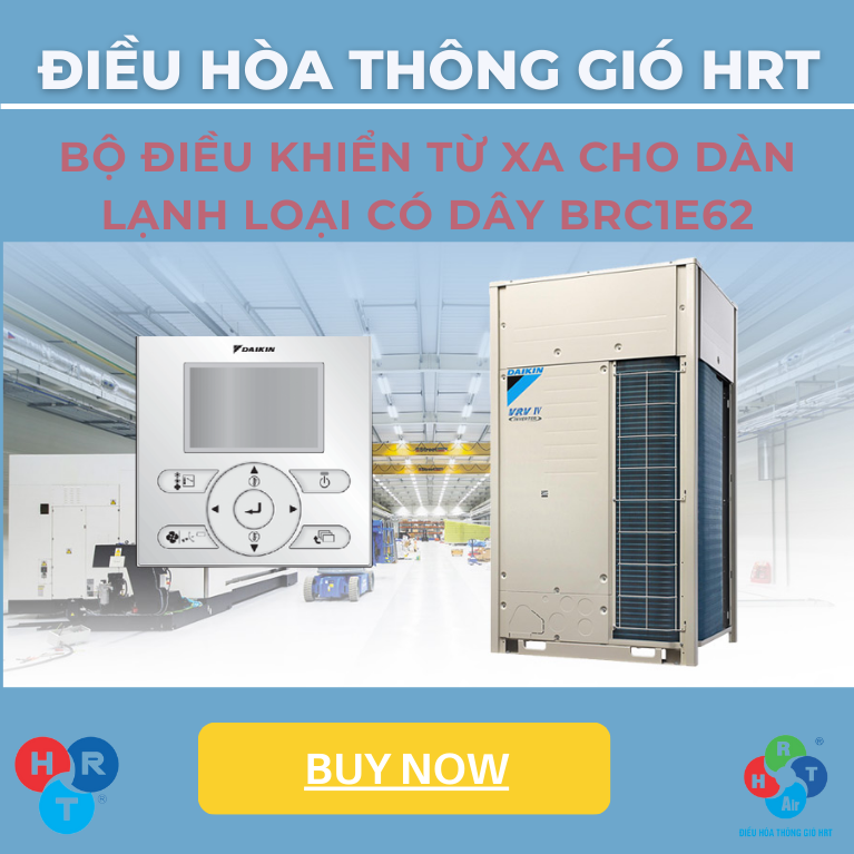 BỘ ĐIỀU KHIỂN TỪ XA CHO DÀN LẠNH LOẠI CÓ DÂY BRC1E62 - HRT