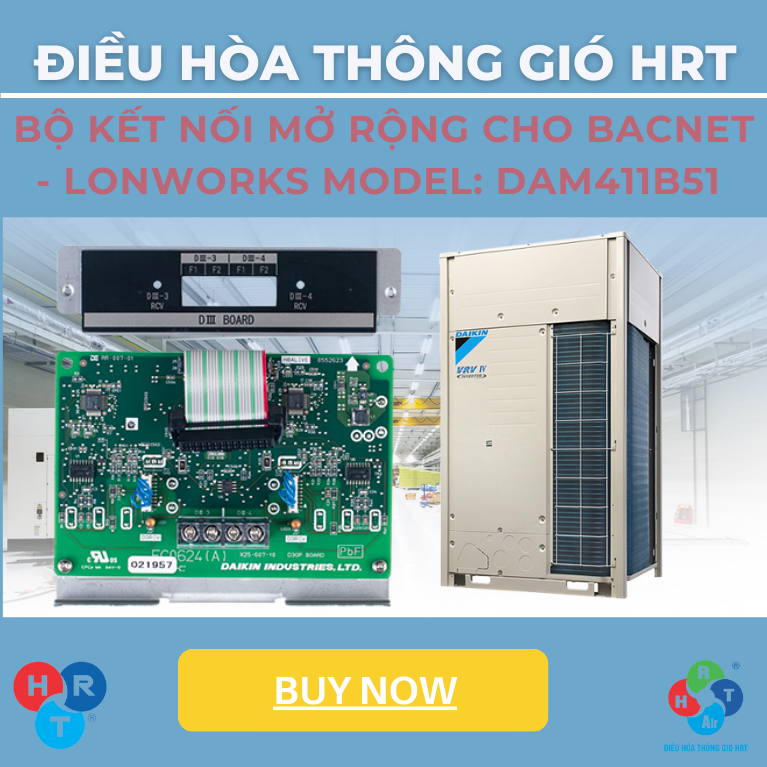 Bộ kết nối mở rộng cho BACnet / LonWorks Model: DAM411B51 - HRT