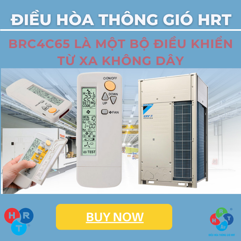 BRC4C65 là một bộ điều khiển từ xa không dây  - HRT