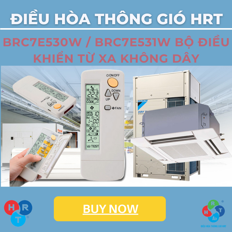 BRC7E530W / BRC7E531W bộ điều khiển từ xa không dây - HRT