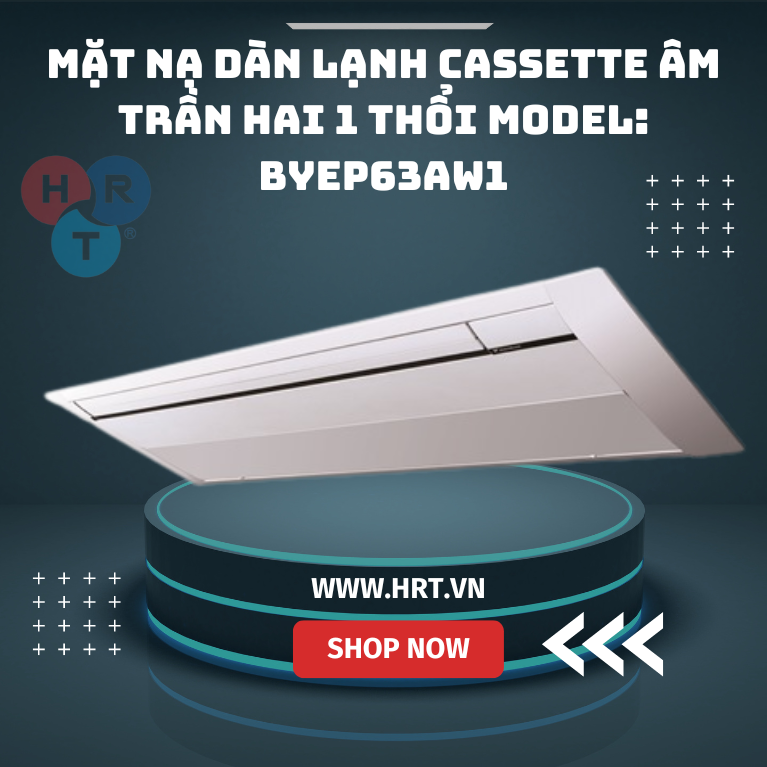 Mặt nạ dàn lạnh cassette âm trần một hướng thổi (FXEQ) Model: BYEP63AW1 - HRT