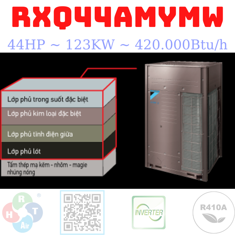 Dàn nóng DAIKIN VRV A Max 44HP RXQ44AMYMW - HRT