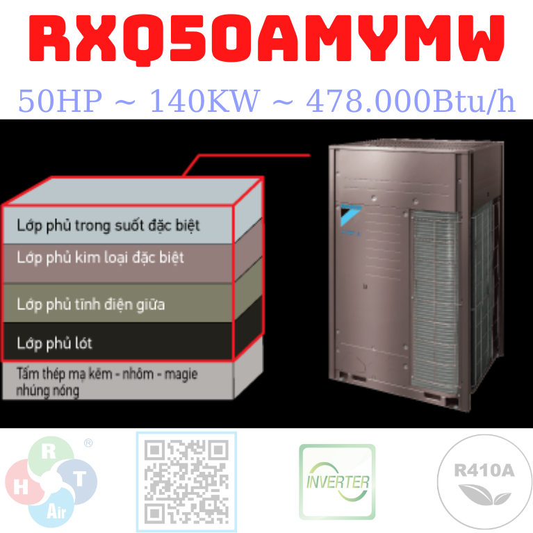 Dàn nóng DAIKIN VRV A Max 50HP RXQ50AMYMW - HRT