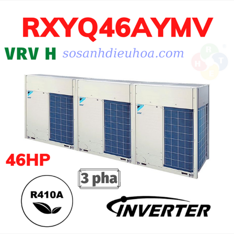 Dàn Nóng Daikin Loại 2 Chiều VRV H 46HP RXYQ46AYMV - HRT