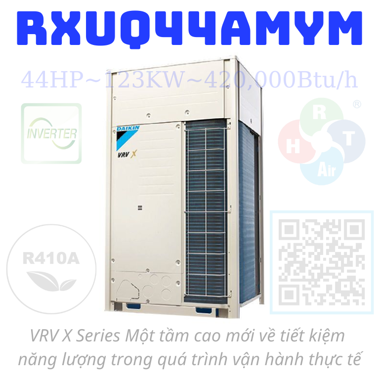 Dàn Nóng Điều Hòa Trung Tâm Daikin VRV X 44HP RXUQ44AMYM - HRT