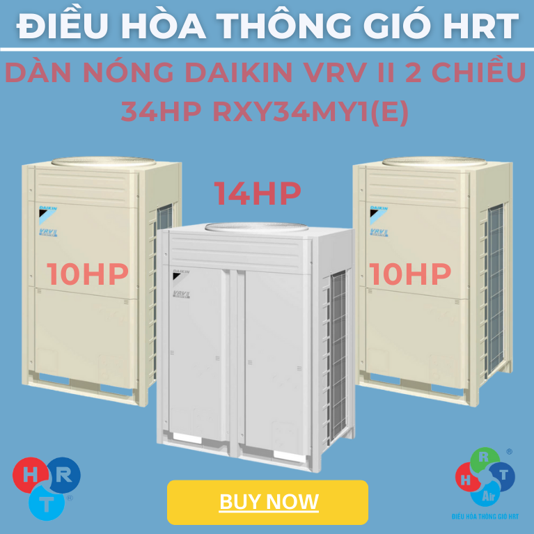 Dàn Nóng Daikin VRV II 2 Chiều 34HP - HRT