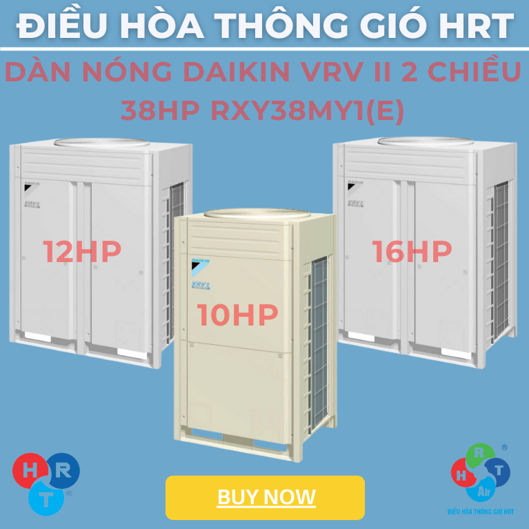 Dàn Nóng Daikin VRV II 2 Chiều 38HP - HRT