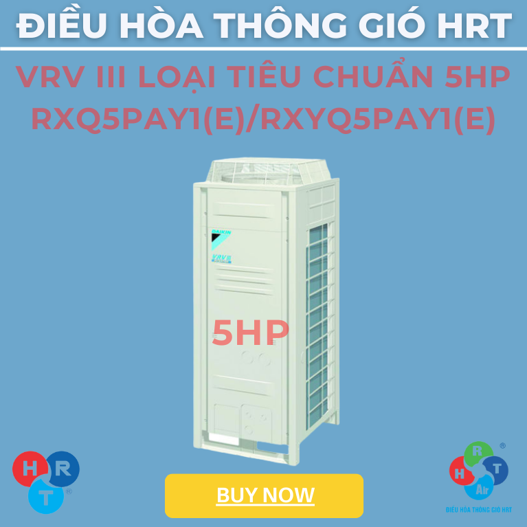 Dàn Nóng VRV III Loại Tiêu Chuẩn 5HP - HRT