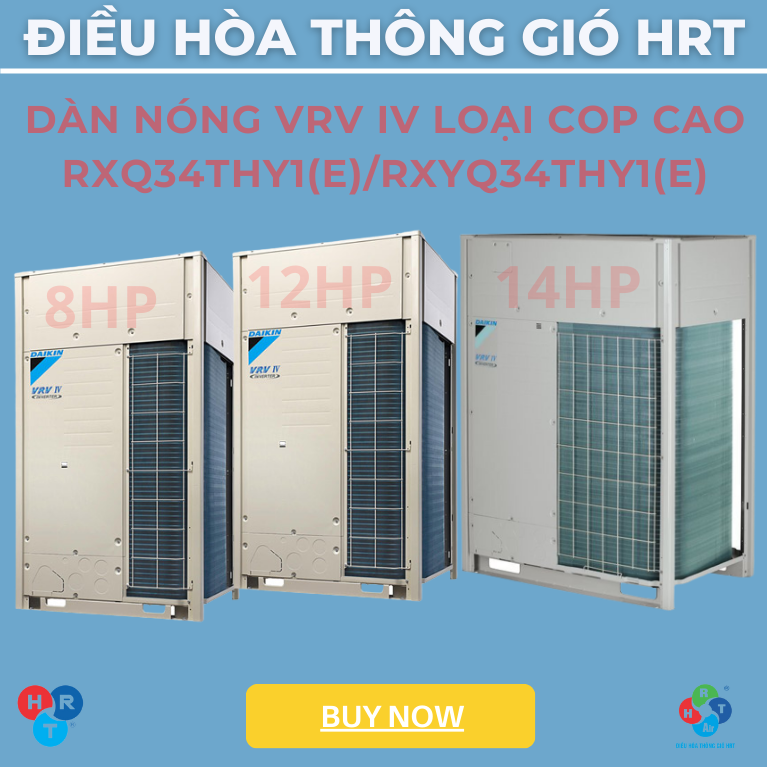 Dàn Nóng VRV IV Loại COP Cao 34HP - HRT