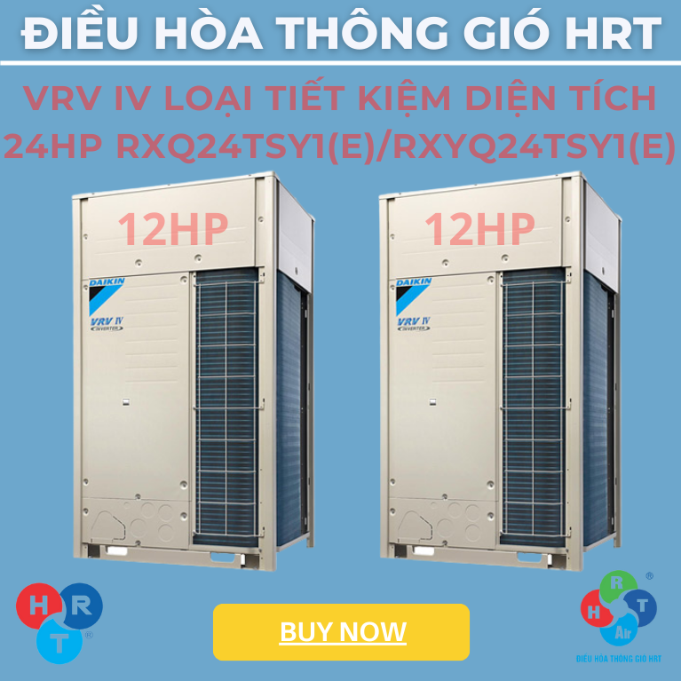 Dàn Nóng VRV IV Loại tiết kiệm diện tích 24HP - HRT